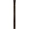 Ekena Millwork Ashford Single, Wrought Iron Bracket, (Single center brace), Antiqued Brass 1 1/2"W  x 12"D x 15"H BKTM01X12X15SASABS - alternate 7